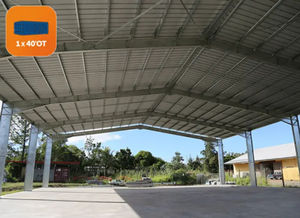 galpão de armazenamento para equipamento agrícola