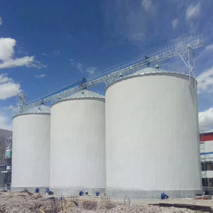 silo com fundo plano