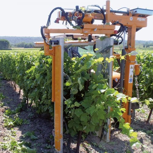 Máquina de desponta para vinha - MULTIVITI C,B - Pellenc - montada em trator / de 1 linha