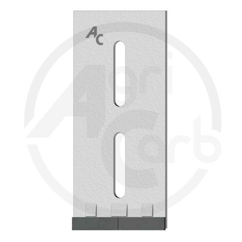 Raspador retangular - GAG3500 - AGRICARB s.a.s - para rolo compactador / para Agram