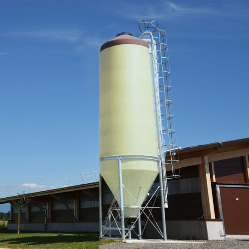 Silo para cereais - SIA TQS AN Series - AGRITECH S.R.L. - para ração / de fibra de vidro / redondo