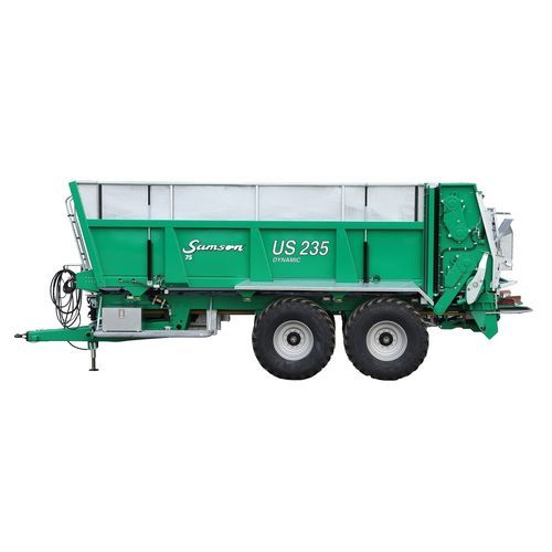 Vagão distribuidor de esterco de arrasto - US series - SAMSON AGRO A/S - com batedores verticais / com 2 eixos / com 3 eixos