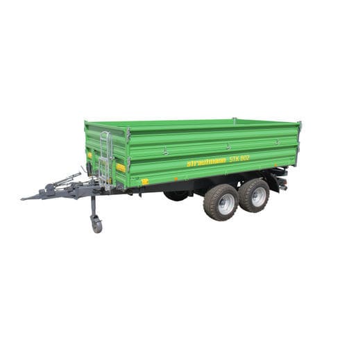 Carreta basculante - STK series - B. Strautmann & Söhne GmbH u. Co. KG - com 2 eixos / agrícola / 0-10 t