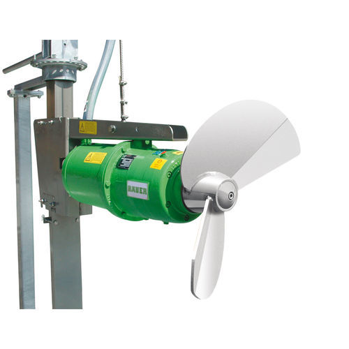 Homogeneizador de esterco horizontal - BAUER Ges.m.b.H. Röhren- und Pumpenwerk - submersível / em aço inoxidável / fixo