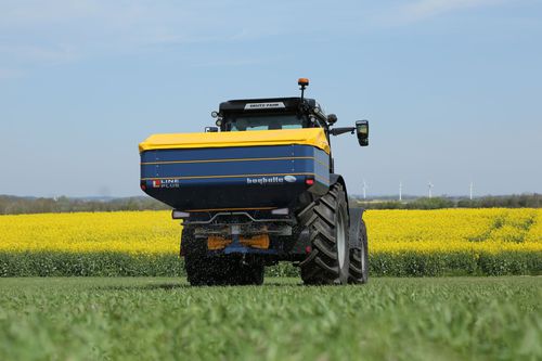 Adubadeira montada em trator - L15W plus - BOGBALLE A/S - sólida / com GPS / de dois discos