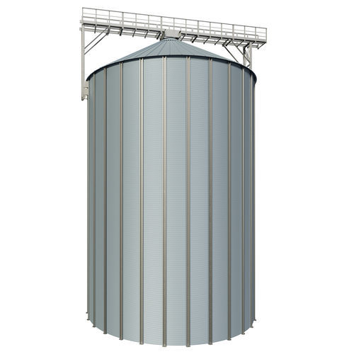 Silo para cereais - SBE - Borghi Srl - metálico / com tremonha / com fundo plano
