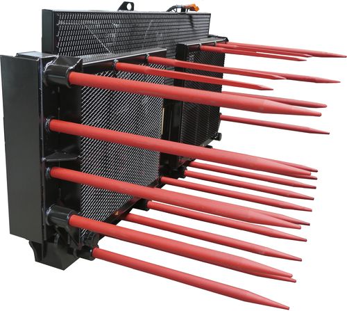 Garfo para silagem - D35 Green forage fork - foldable - Bressel und Lade Maschinenbau GmbH - com ajuste hidráulico / traseiro / rebatível