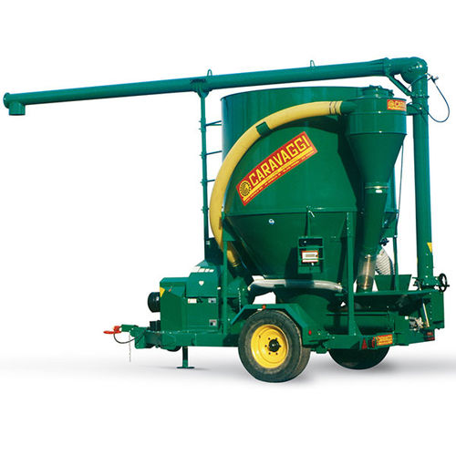 Vagão misturador vertical - MM 120-5T - CARAVAGGI Srl - de arrasto / com 1 rosca