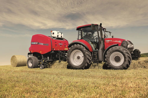 Prensa enfardadeira para fardos redondos - RB 455/465 Series - CASE IH - de câmara variável