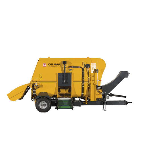 Vagão misturador horizontal - 4m³ Horizontal Mixing Vagon - Celmak Agriculture Machinery - de arrasto / estacionário / montado