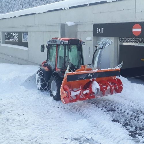 Soprador de neve montado - SUPER MIDDLE PLUS 500-550 - CERRUTI s.r.l. - com 1 rosca