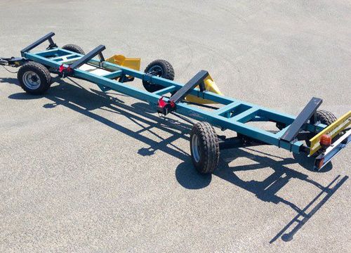 Carreta transportadora de plataforma com 2 eixos - 4WD series - COCHET