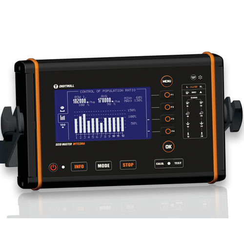 Controlador de insumos agrícolas de bordo - Integra - DIGITROLL Kft. - com display / para operações de semeadura / para trator