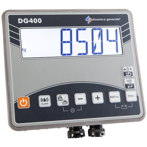 Indicador de peso de bordo - DG400  - DINAMICA GENERALE S.p.A. - para trator