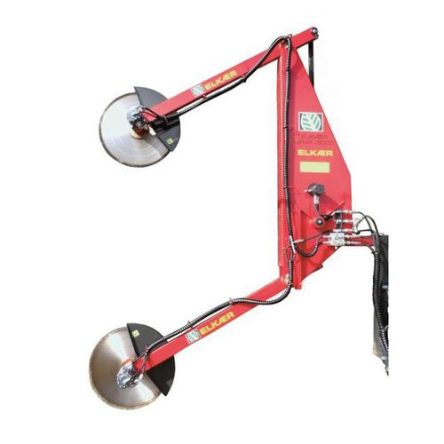 Podadora para arboricultura - HS5000 - Elkaer Maskiner - montada em trator / de discos