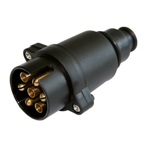 Conector com plugue - 201018 - ERICH JAEGER GmbH + Co. KG - 7 polos / 12 V / em cobre