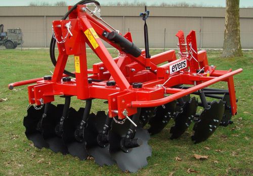 Grade de discos montada - Vario-disc Specials - EVERS Agro B.V. - articulada em 2 seções / com rolo / com engate em 3 pontos