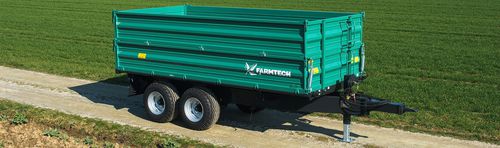 Carreta basculante - TDK 1100S - Farmtech d.o.o. - em tandem / agrícola / 0-10 t