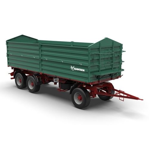 Carreta basculante - DDK 2400 - Farmtech d.o.o. - com 3 eixos / agrícola / 17 toneladas