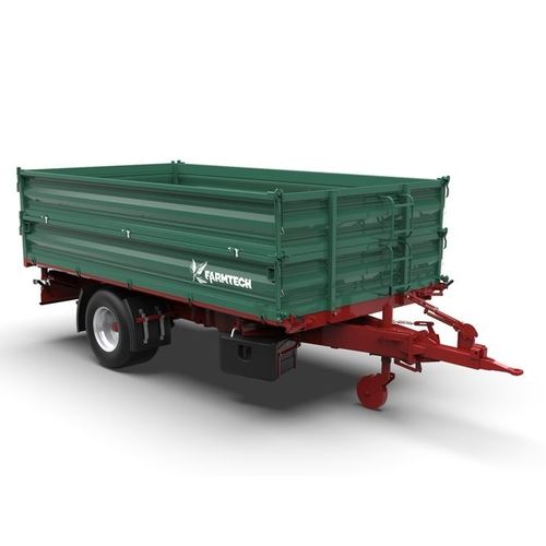 Carreta basculante - EDK 800 - Farmtech d.o.o. - com 1 eixo / agrícola / 6 toneladas