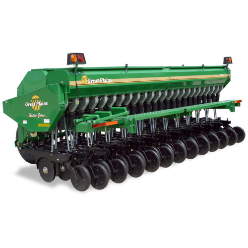 Semeadora de fluxo contínuo mecânica - 3P, 2S series - Great Plains Manufacturing Inc. - montada em trator / com engate em 3 pontos / com sistema de distribuição de adubo