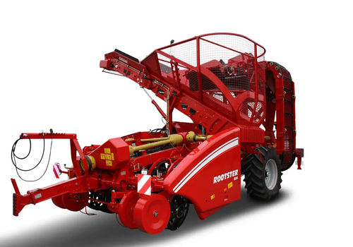 Colheitadeira para beterraba - ROOTSTER 604 - Grimme Landmaschinenfabrik GmbH & Co. KG - de arrasto / de 6 linhas