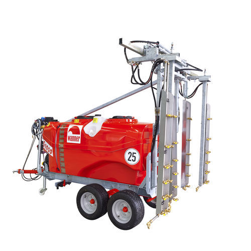 Pulverizador de arrasto - AS1000/16-100 - Hans Wanner GmbH Maschinen- und Fahrzeugbau - para plantas de viveiro / de jardim / hidráulico