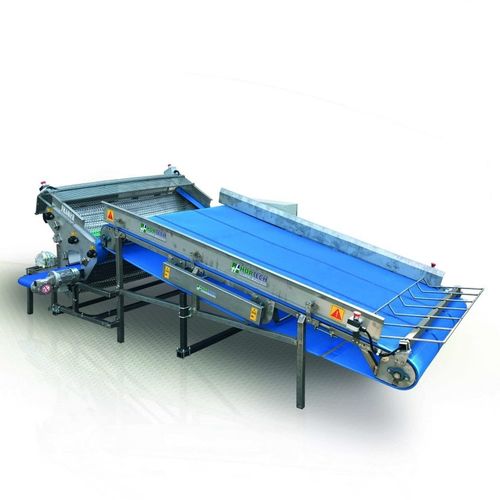 Máquina de limpeza de colheitas para alfaces - SHAKER STATION - HORTECH Srl - para espinafres / pré-limpeza