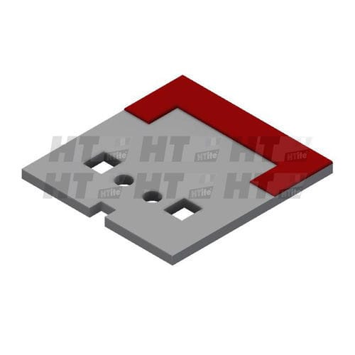 Raspador em aço - 11031B5 - HT Srl - em carboneto / para rolo compactador / para Lemken