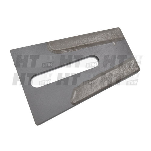 Raspador em aço - 11061A - HT Srl - em carboneto / retangular / para rolo compactador