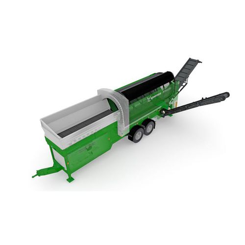 Limpa-grades de tambor - Nemus 2700 - Komptech GmbH - de esteira