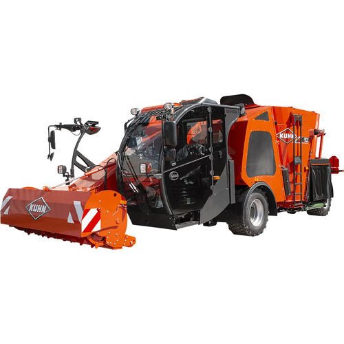 Vagão misturador vertical - SPV ACCESS-POWER-INTENSE - KUHN S.A. - autopropelido / de descarga lateral / com 1 rosca