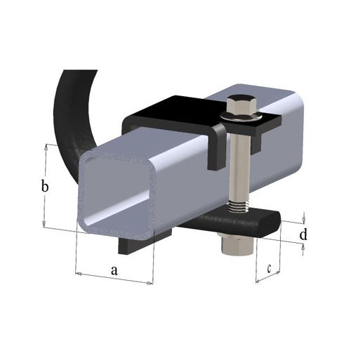Suporte de fixação universal - 120 8225 - LAMATOR GmbH - parafusado