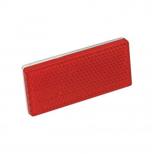 Retrorrefletor retangular - 7030REB - LED Autolamps Europe LLP - vermelho / autocolante