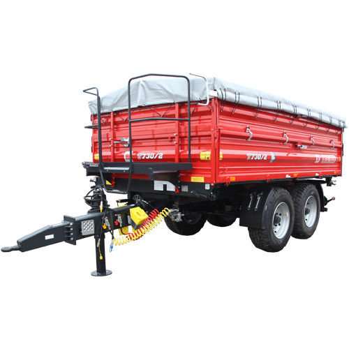 Carreta basculante - T730/2  - Metal-Fach Sp. z o.o. - basculante / montada / com 2 eixos