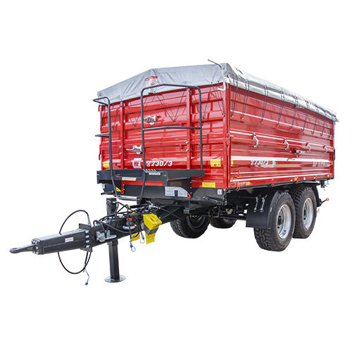 Carreta basculante - T730/3  - Metal-Fach Sp. z o.o. - basculante / montada / com 2 eixos