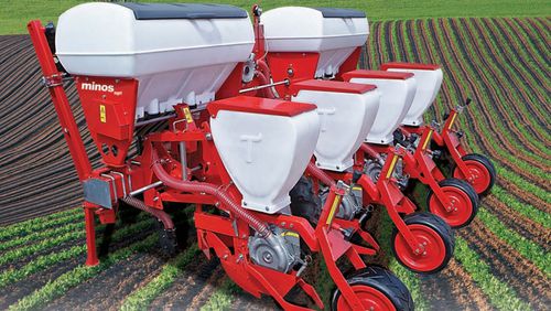 Semeadora de fluxo contínuo pneumática - T-PNM series - Minos Agricultural Machinery - de 4 linhas