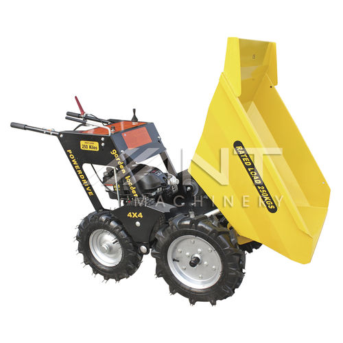 Minidumper com sistema de descarga frontal - BY250E - Nantong ANT Machinery Co., Ltd. - de rodas