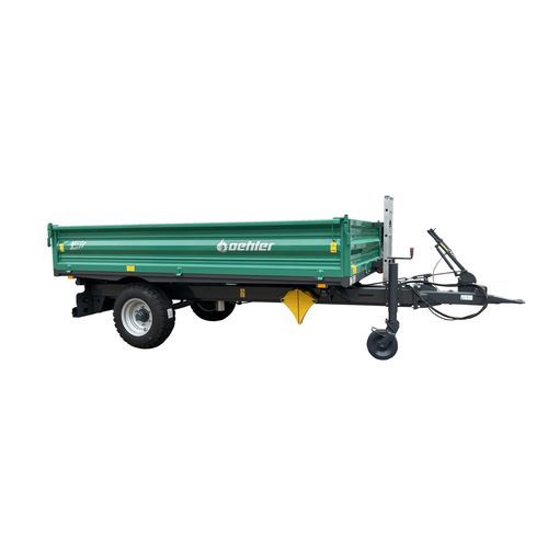 Carreta basculante - OL EDK 50 ECO - Oehler Maschinen Fahrzeugbau GmbH - com 1 eixo / agrícola / 5 toneladas