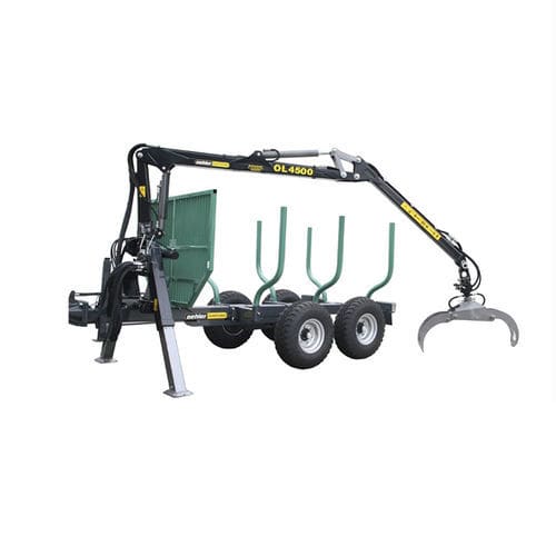 Grua florestal montada em carreta - OL 4850 SG/P - Oehler Maschinen Fahrzeugbau GmbH