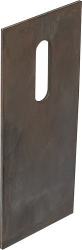 Raspador retangular - 51-F201 - OOO Industriehof - para rolo compactador / para Feraboli / 1 furo