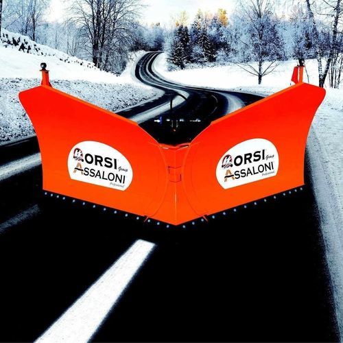 Lâmina limpa-neve em V - VY 26 - ORSI GROUP SRL - com raspador em borracha / com ajuste hidráulico