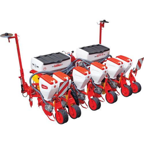 Semeadora de precisão pneumática - VPYT series - OZDOKEN A.S. - de 6 linhas / montada em trator / com engate em 3 pontos