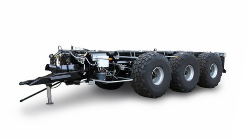 Carreta dolly - Cargo Chassis 20000 - Peeters Group - basculante / com 3 eixos / agrícola