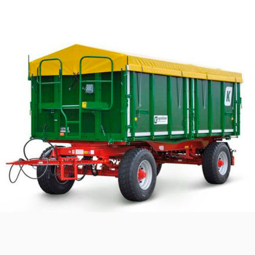 Carreta basculante - HKD 302 - Peter Kröger GmbH - com 2 eixos / agrícola / 18 toneladas