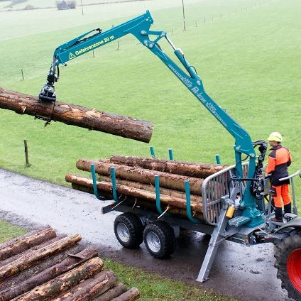 Carreta autocarregável - S-line - Pfanzelt Maschinenbau GmbH - com 2 eixos / florestal / 0-10 t