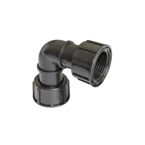 Conexão para irrigação cotovelo - 06240010 - Poliext CSÖVEK Kft. - com rosca / em polipropileno / distribuidor múltiplo