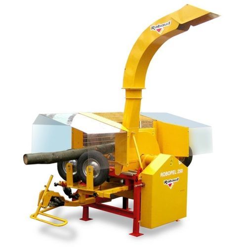 Descascador de toras com fresa - ROBOPEL 250 - RABAUD - para pilar / florestal