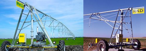 Pivô central de irrigação - RKD Irrigacion - com rodas / com acionamento hidráulico