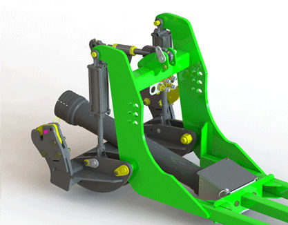 Sistema hidráulico de levante frontal para trator - FM-115 - Schulte Industries - de 3 pontos / de tomada de potência